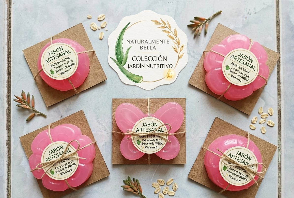 Jabones colección Jardín Nutritivo